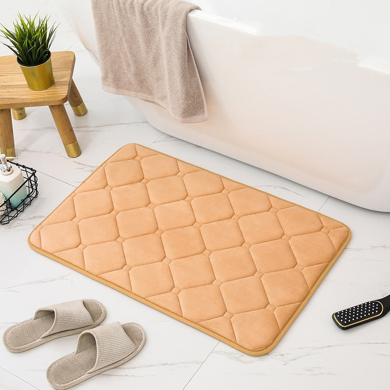 Diamond Shower Bathroom Floor Mat