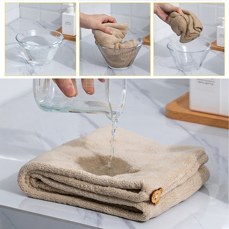 Quick-dry Hair Towel Cap