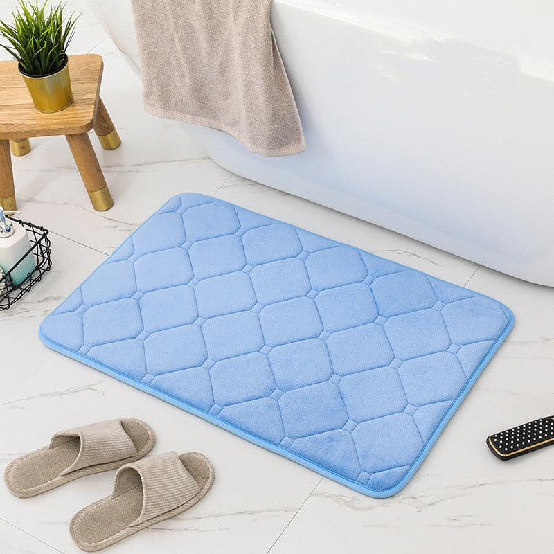 Diamond Shower Bathroom Floor Mat