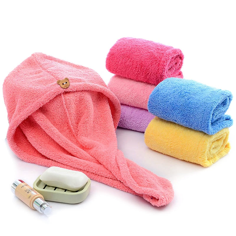 Quick-dry Hair Towel Cap