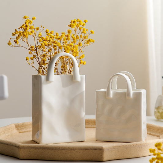 Handbag Ceramic Vases