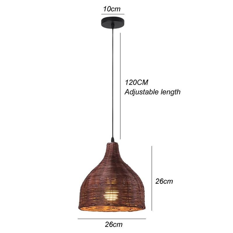 Rattan Pendant Light