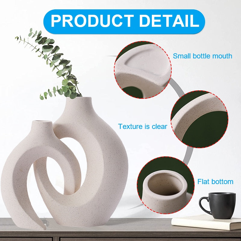 Interlocking Ceramic Vase