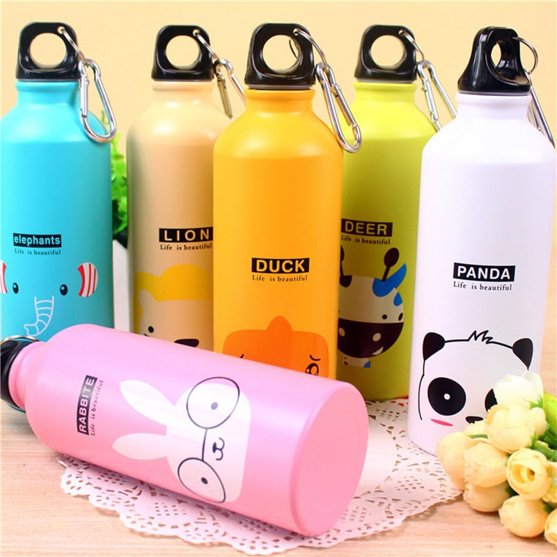 Jazzy Cartoon Water Bottle