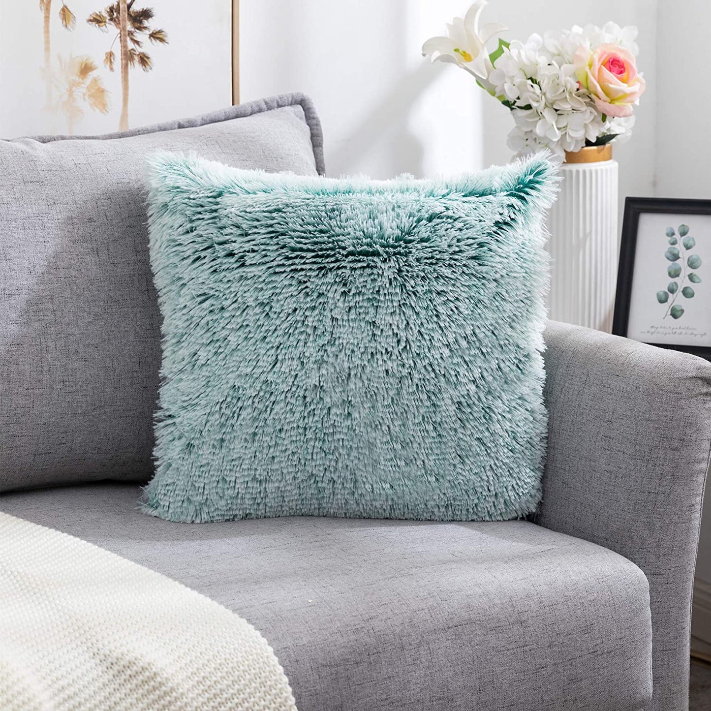 Soft Faux Fur Cushion Cover