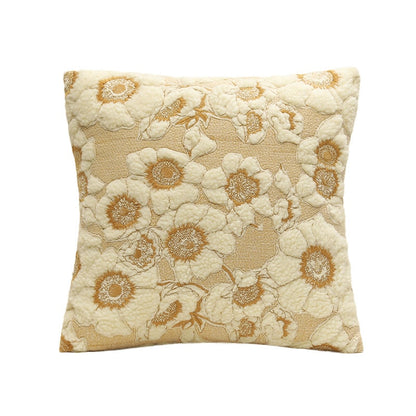 Plush Sunflower Cushion Cover 3D