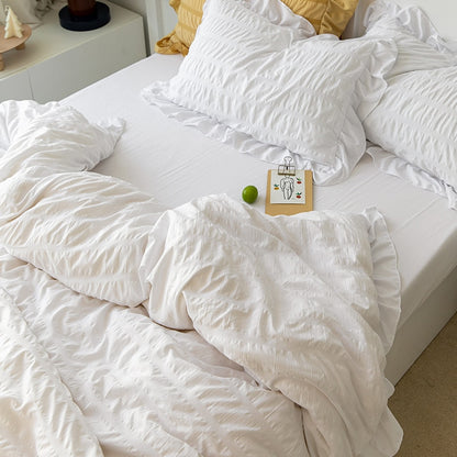 Ruffled Duvet Cover Set