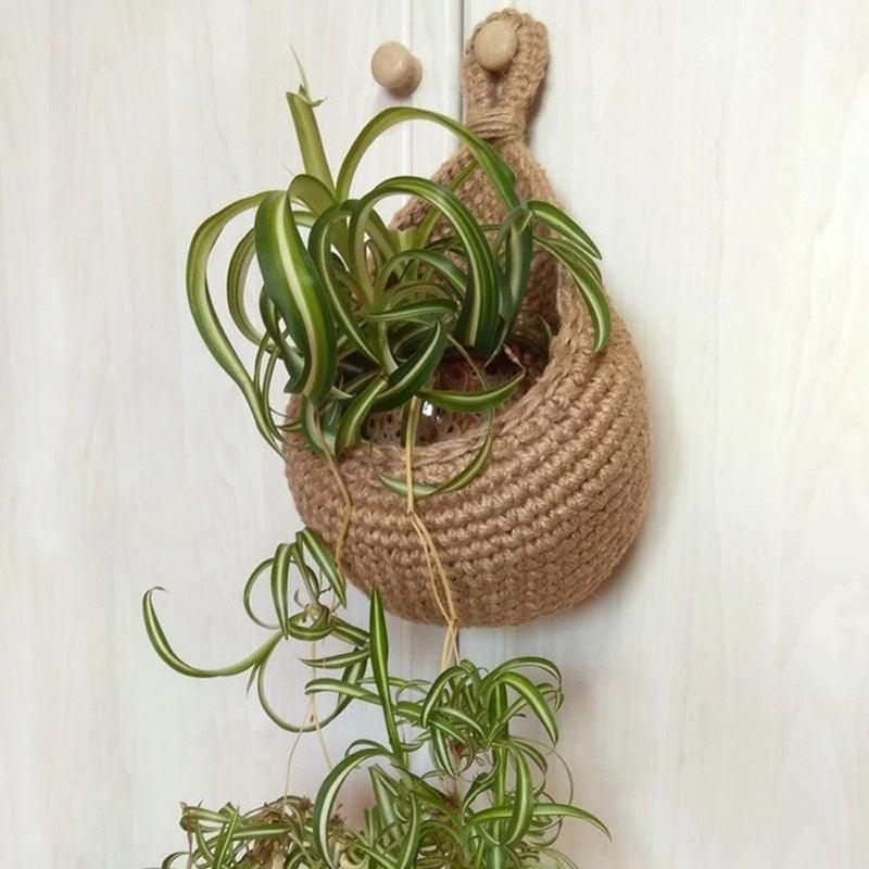 Rope Wall Hanging Storage Basket