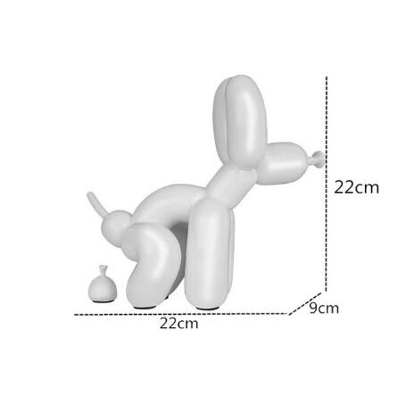 Pooping Balloon Dog Figurine