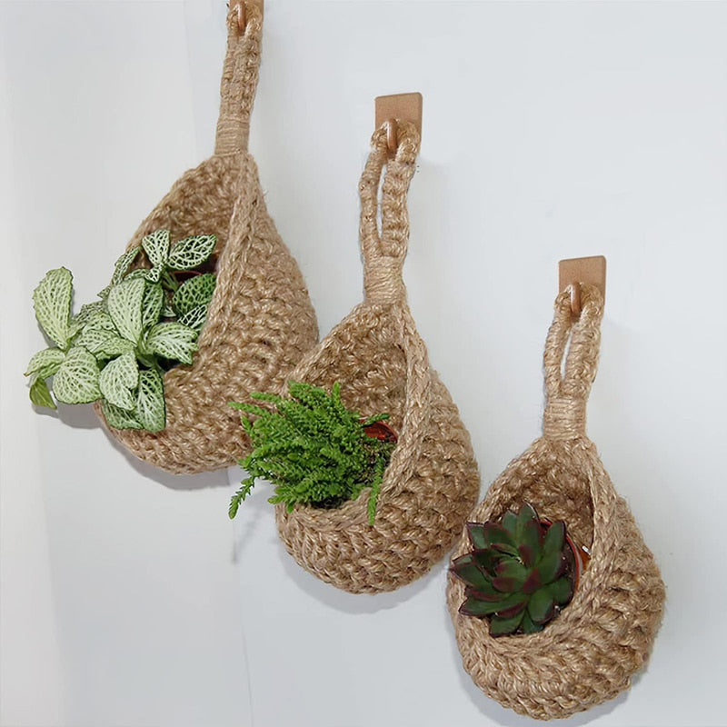 Rope Wall Hanging Storage Basket