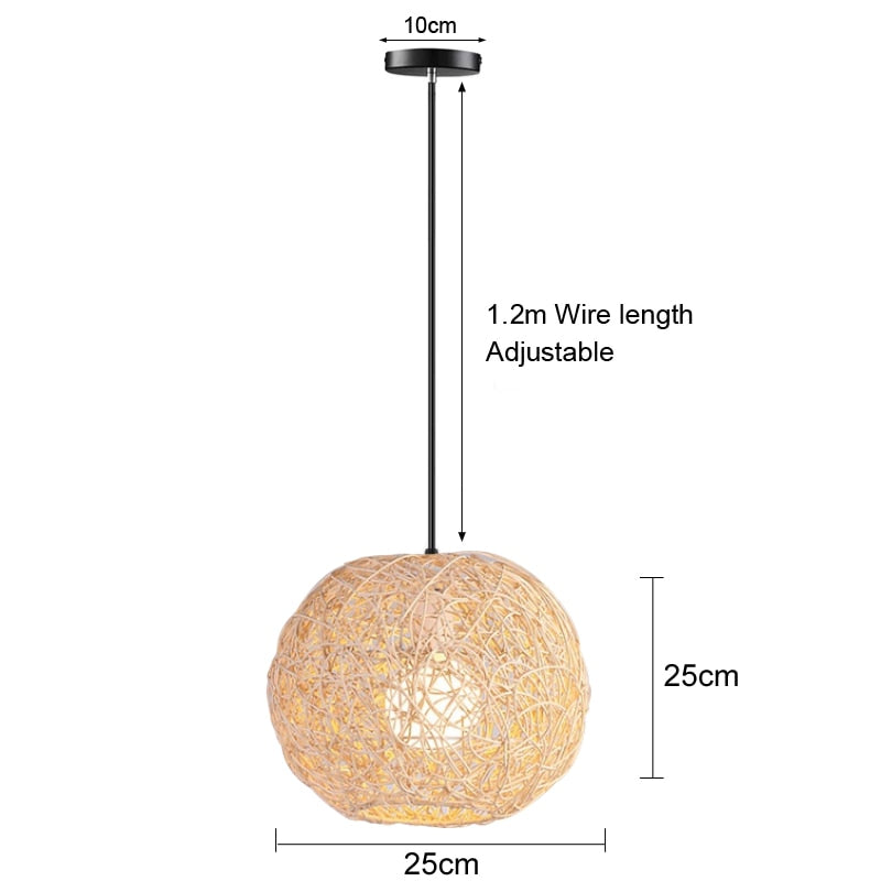 Rattan Pendant Light