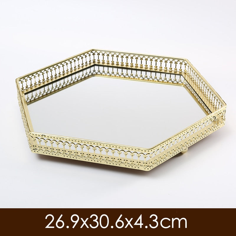 Star Luxury Mirror Tray