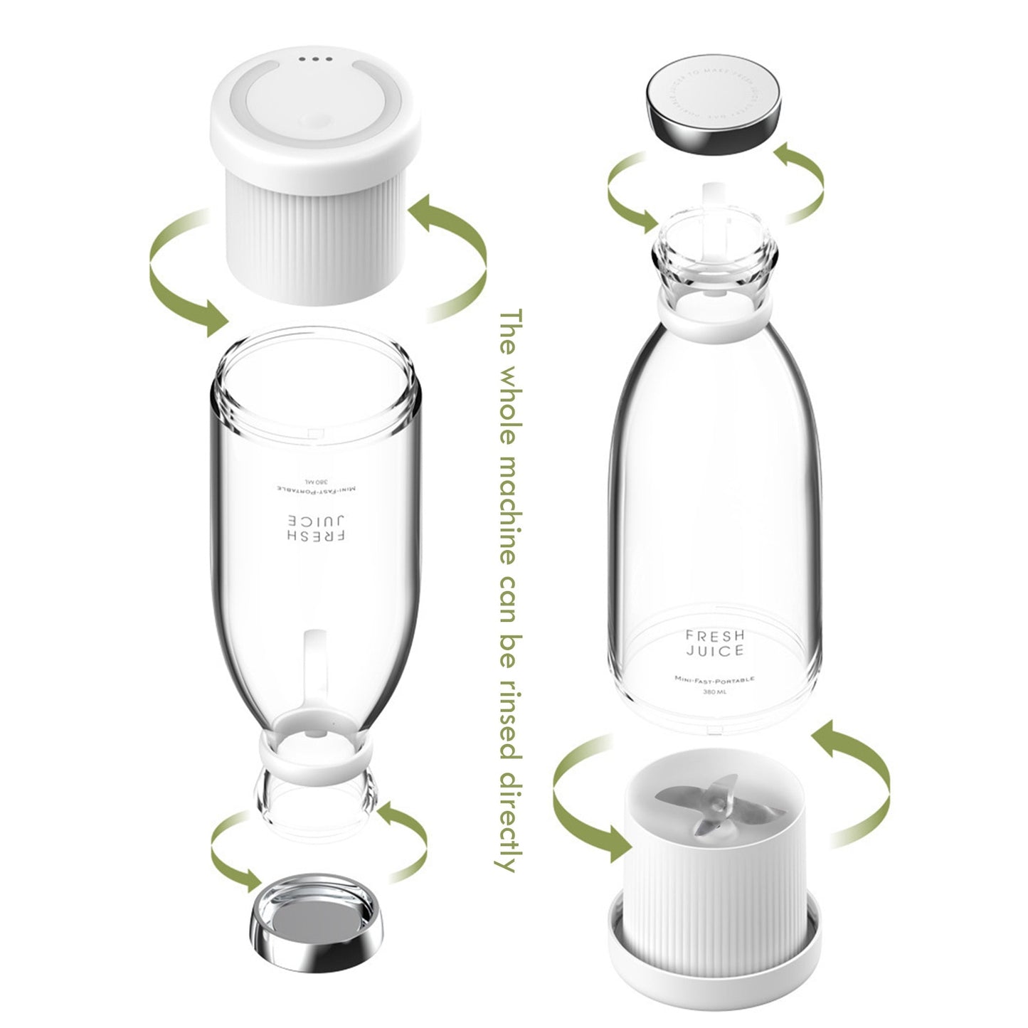 Portable Super Blender Bottle