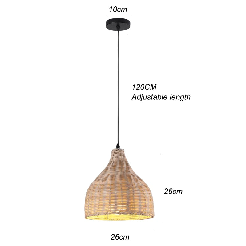 Rattan Pendant Light