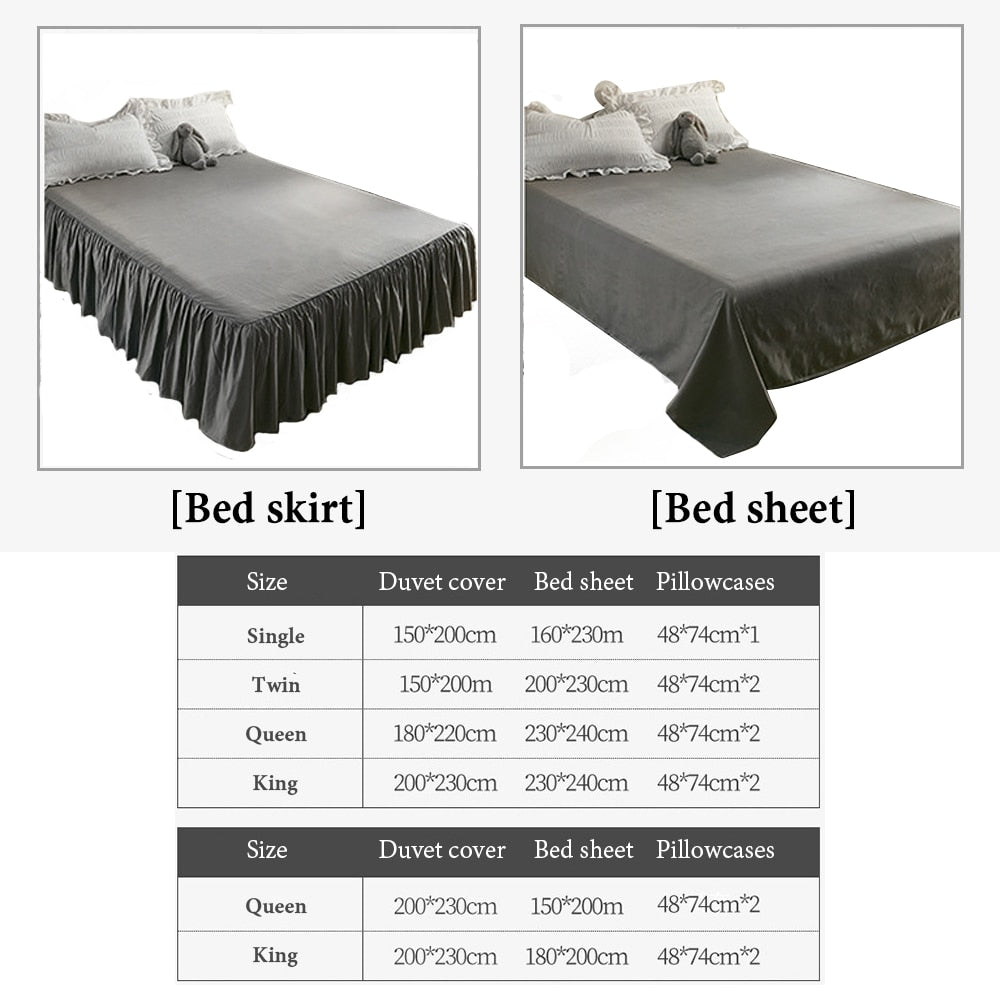 Ruffled Duvet Cover Set