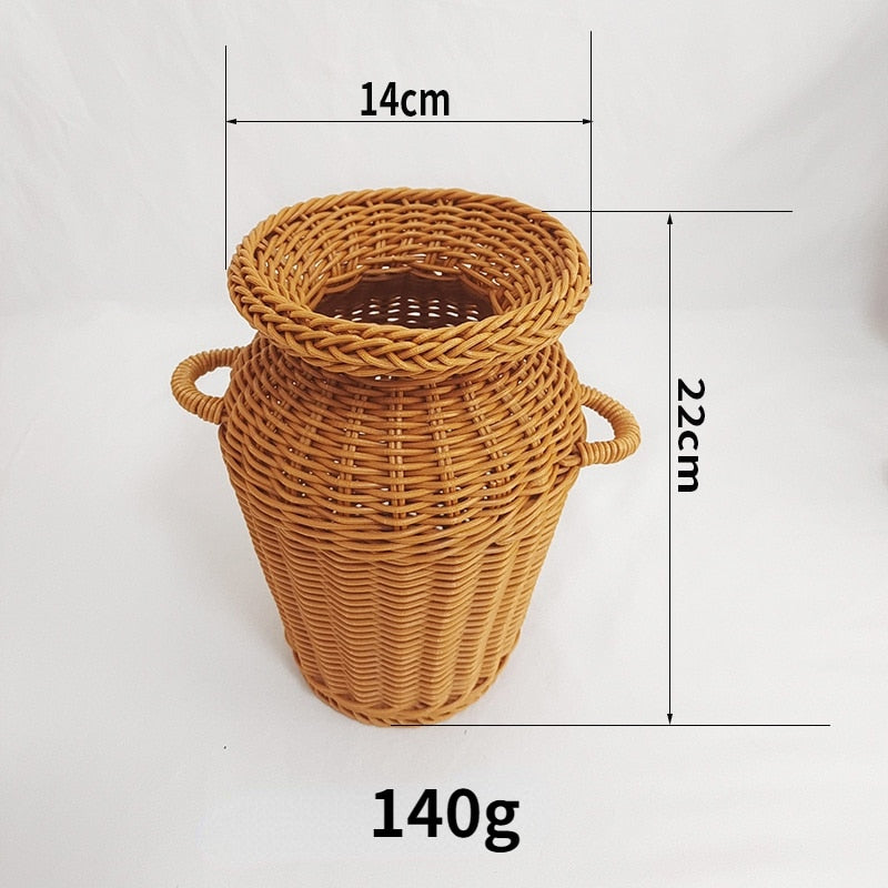 Rattan Woven Vase