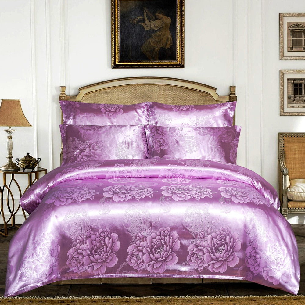 Satin European Comforter Set