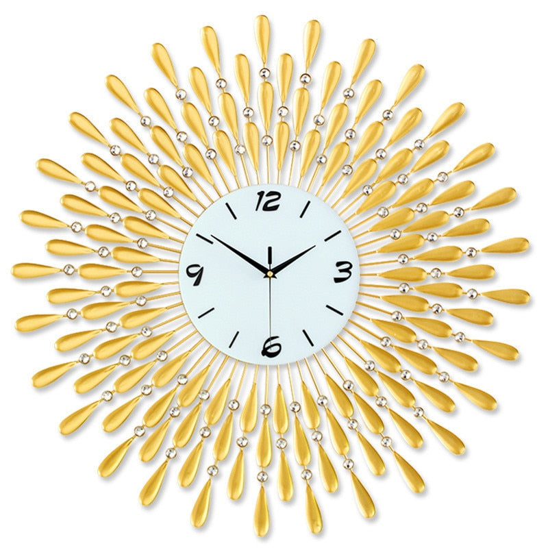 Modern Design 38cm Luxury Diamond Wall Clock