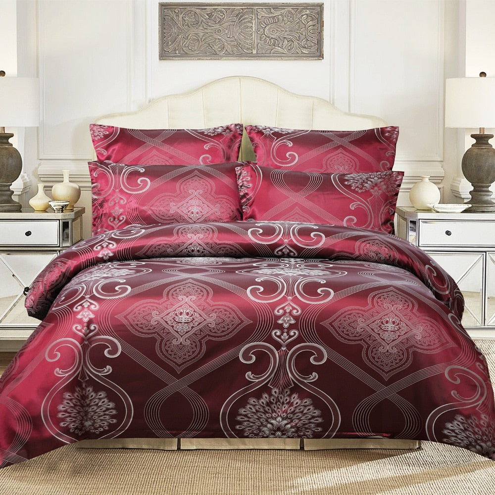 Satin European Comforter Set