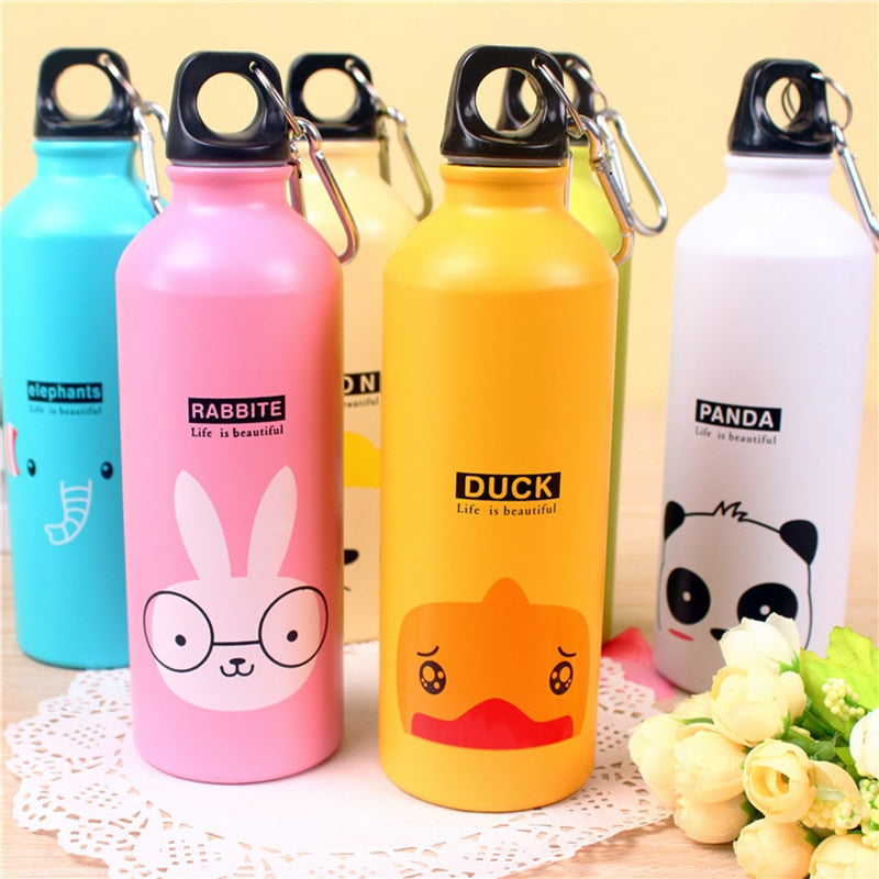 Jazzy Cartoon Water Bottle