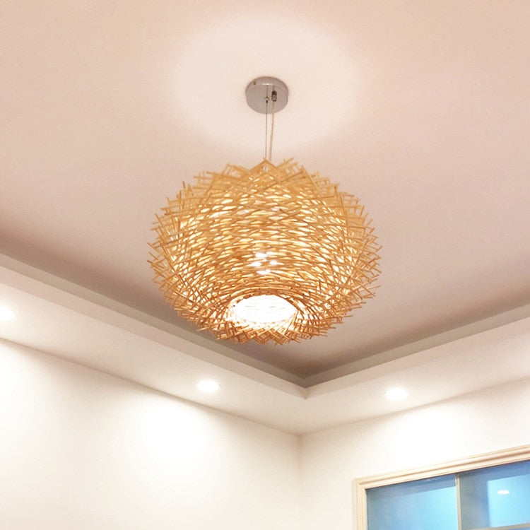 Rattan Pendant Light