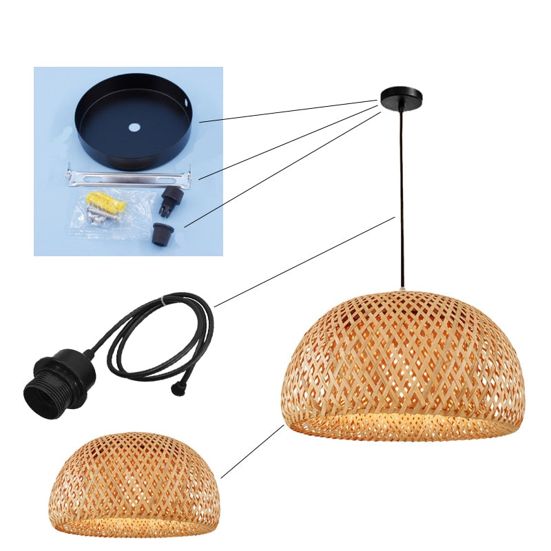 Rattan Pendant Light