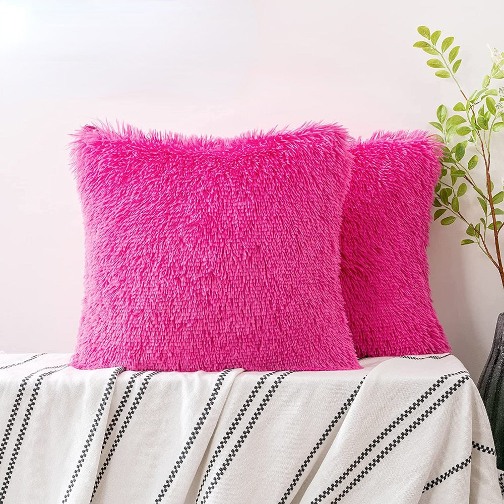 Soft Faux Fur Cushion Cover