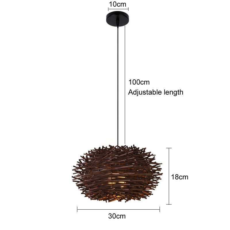 Rattan Pendant Light