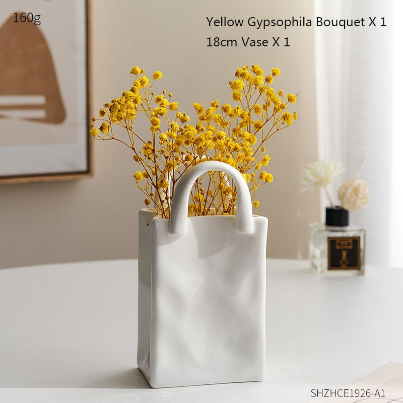 Handbag Ceramic Vases