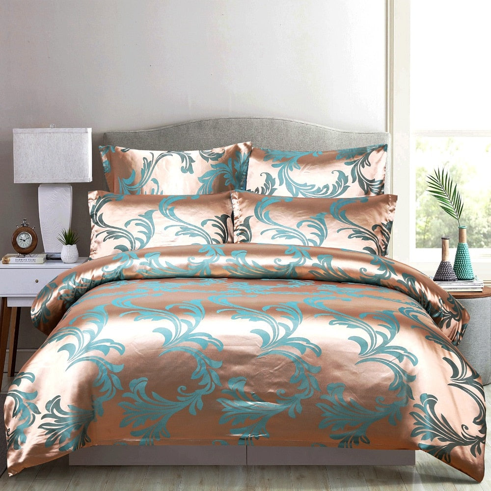 Satin European Comforter Set