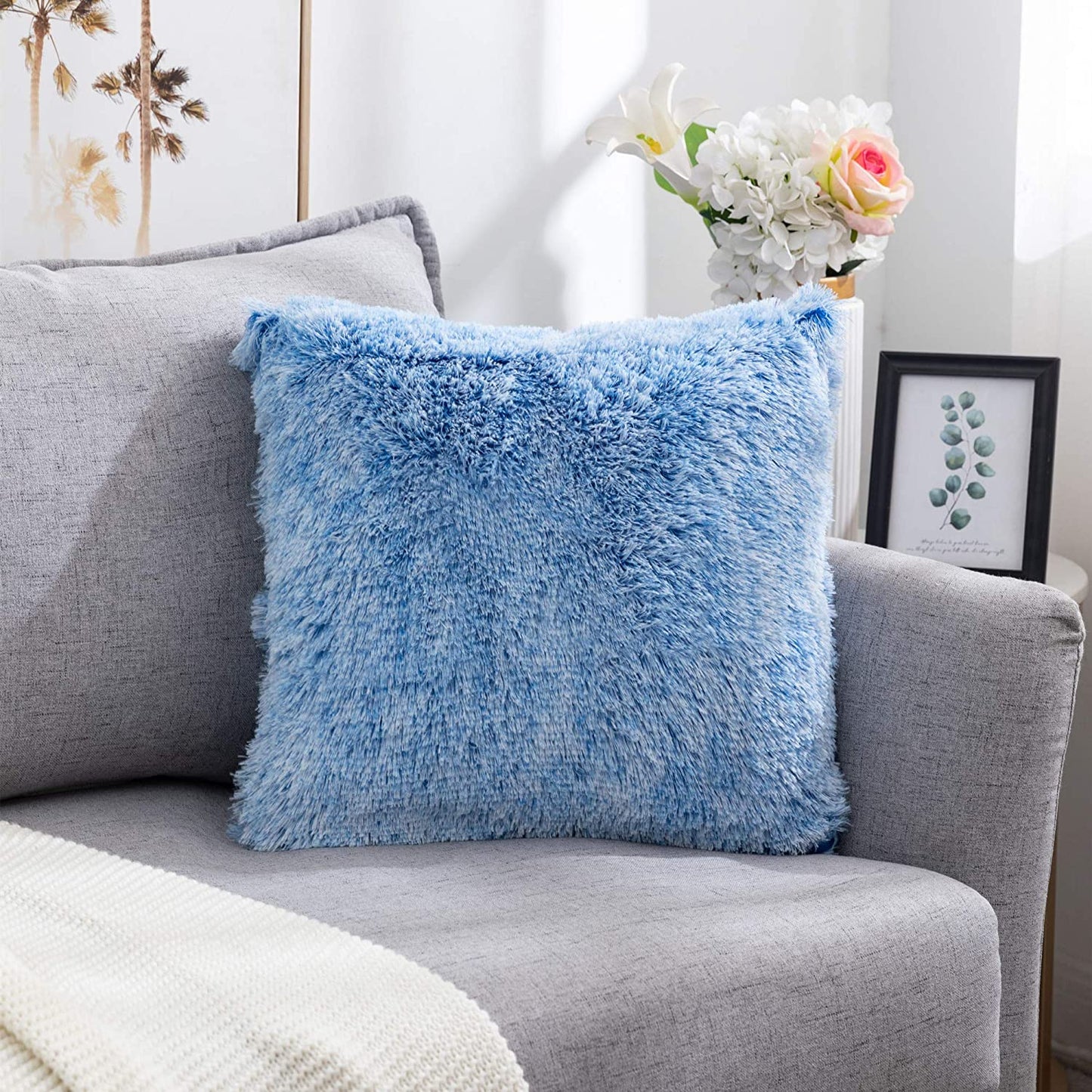 Soft Faux Fur Cushion Cover