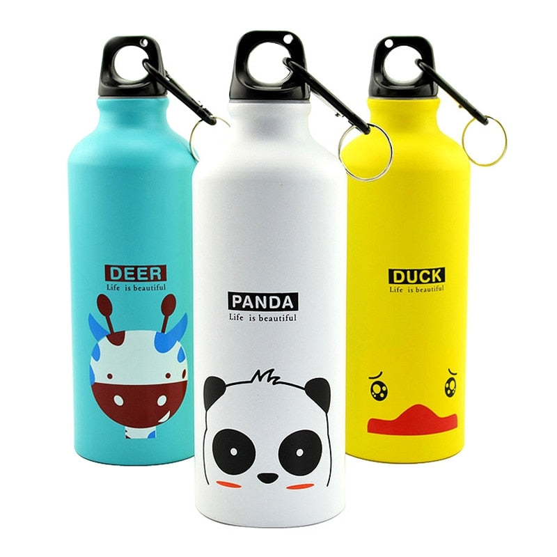 Jazzy Cartoon Water Bottle