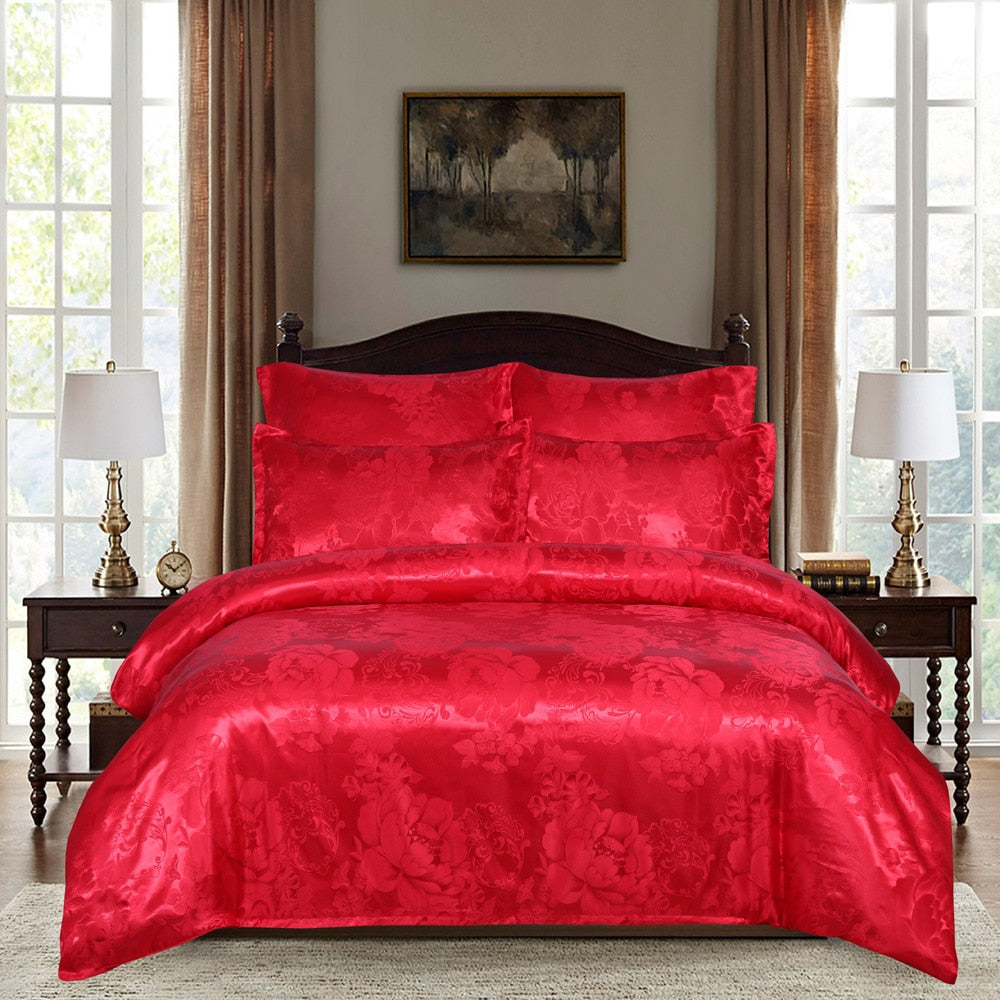 Satin European Comforter Set