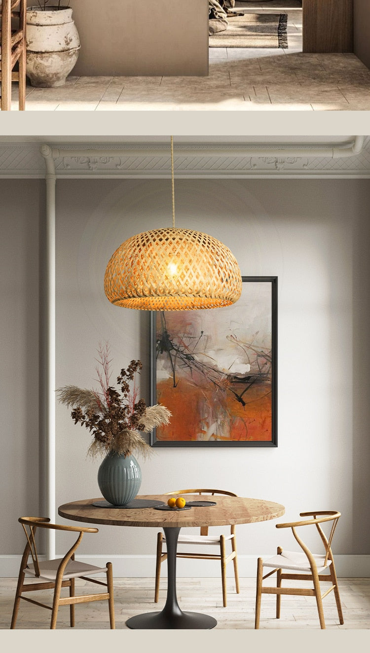 Rattan Pendant Light