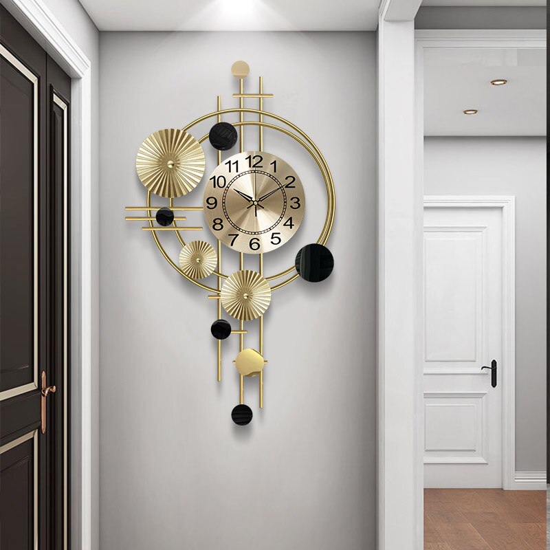 Deluxe European Gold Wall Clock