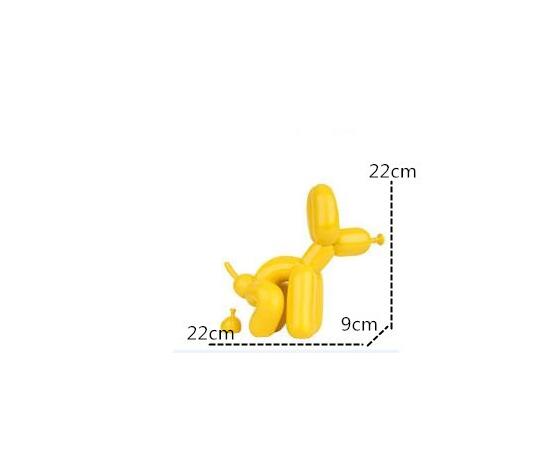 Pooping Balloon Dog Figurine