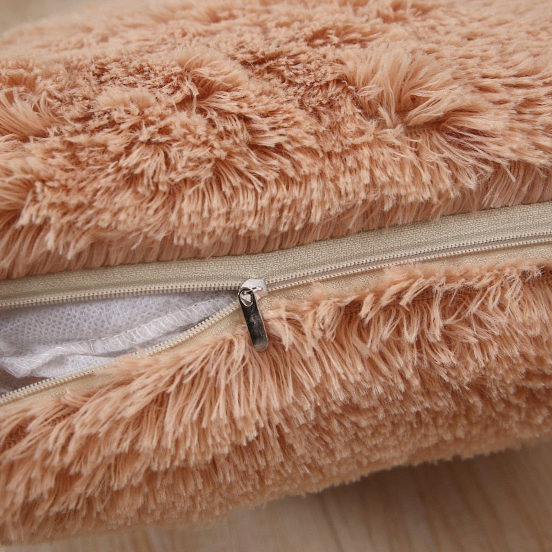 Soft Faux Fur Cushion Cover