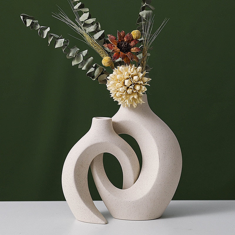 Interlocking Ceramic Vase