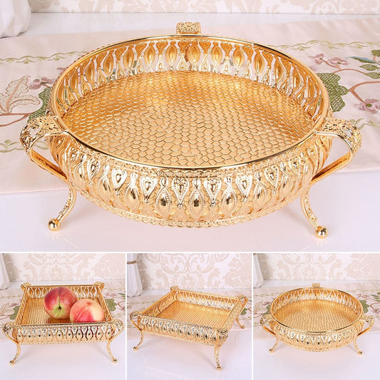 Golden Vintage Fruit Tray