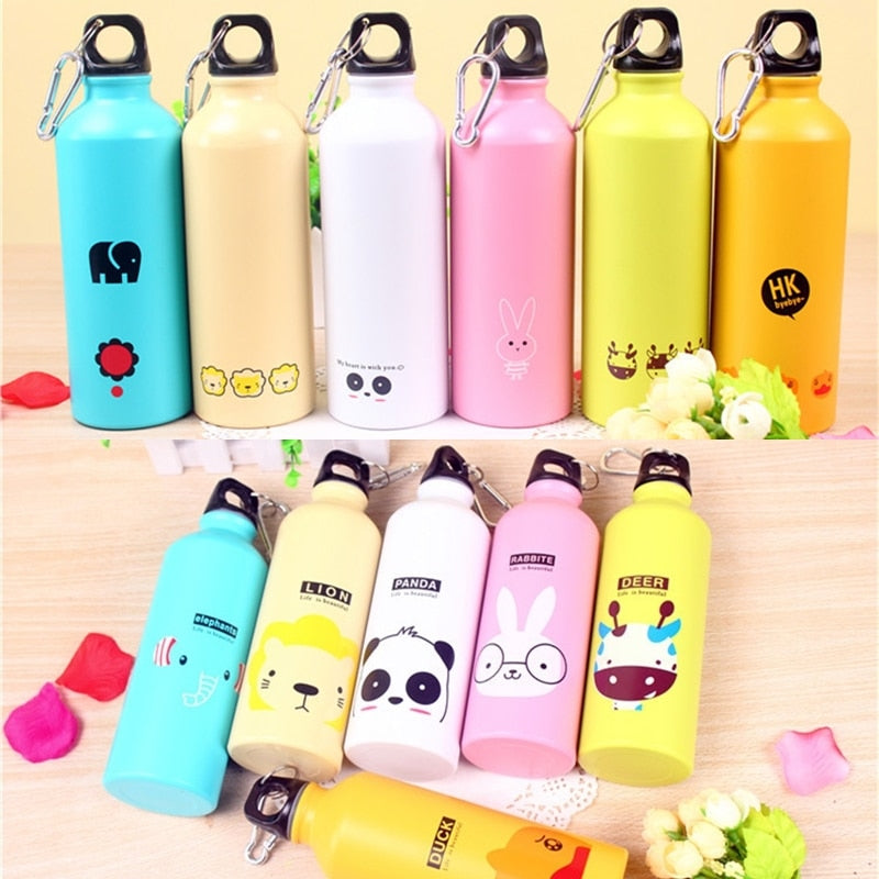 Jazzy Cartoon Water Bottle