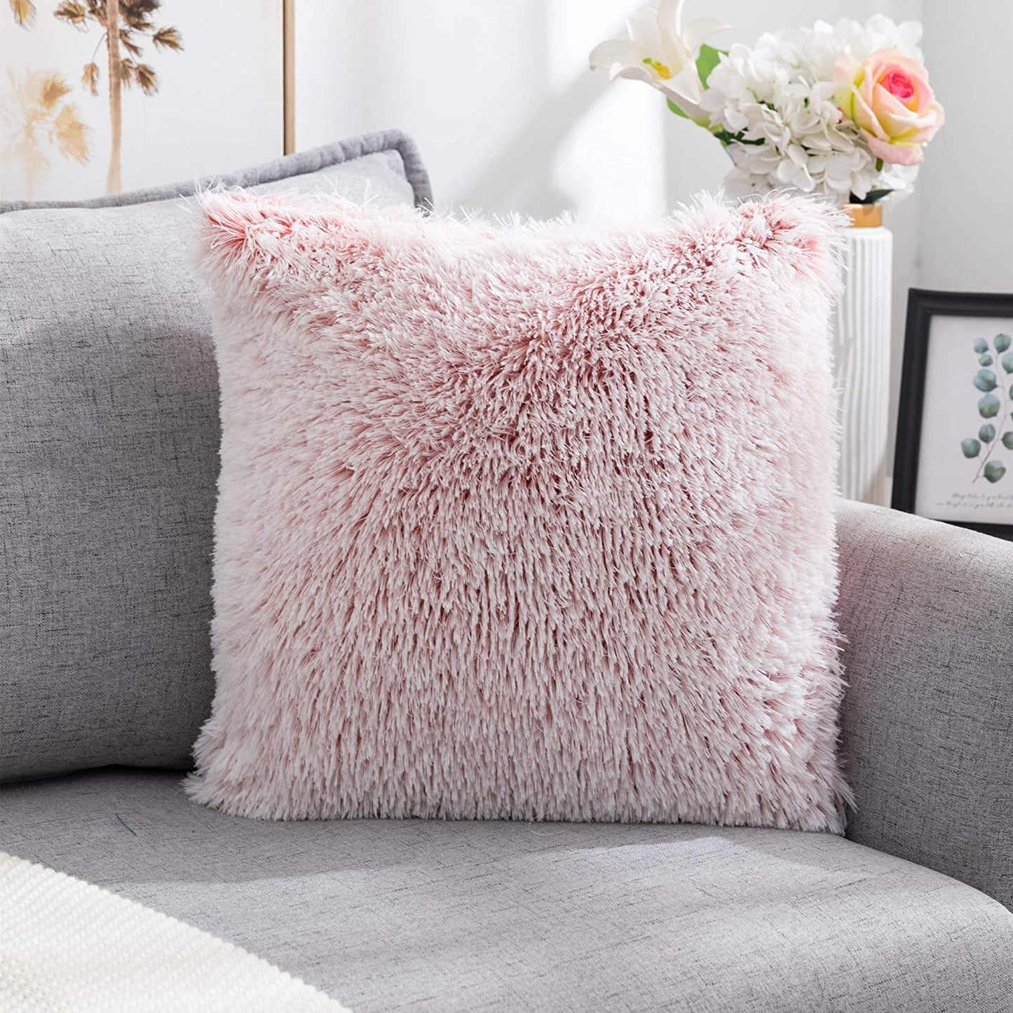 Soft Faux Fur Cushion Cover